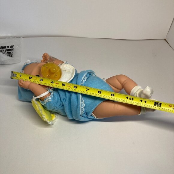 Vintage Anatomically Correct Baby Boy Doll Newborn 12" With Accessories - Picture 10 of 10